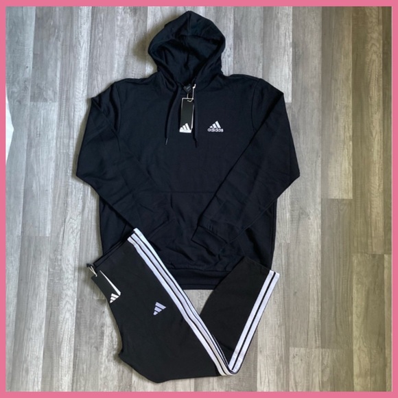 adidas Pants - 2 piece hoodie sweatshirt and leggings Set size 2X bundle matching outfit